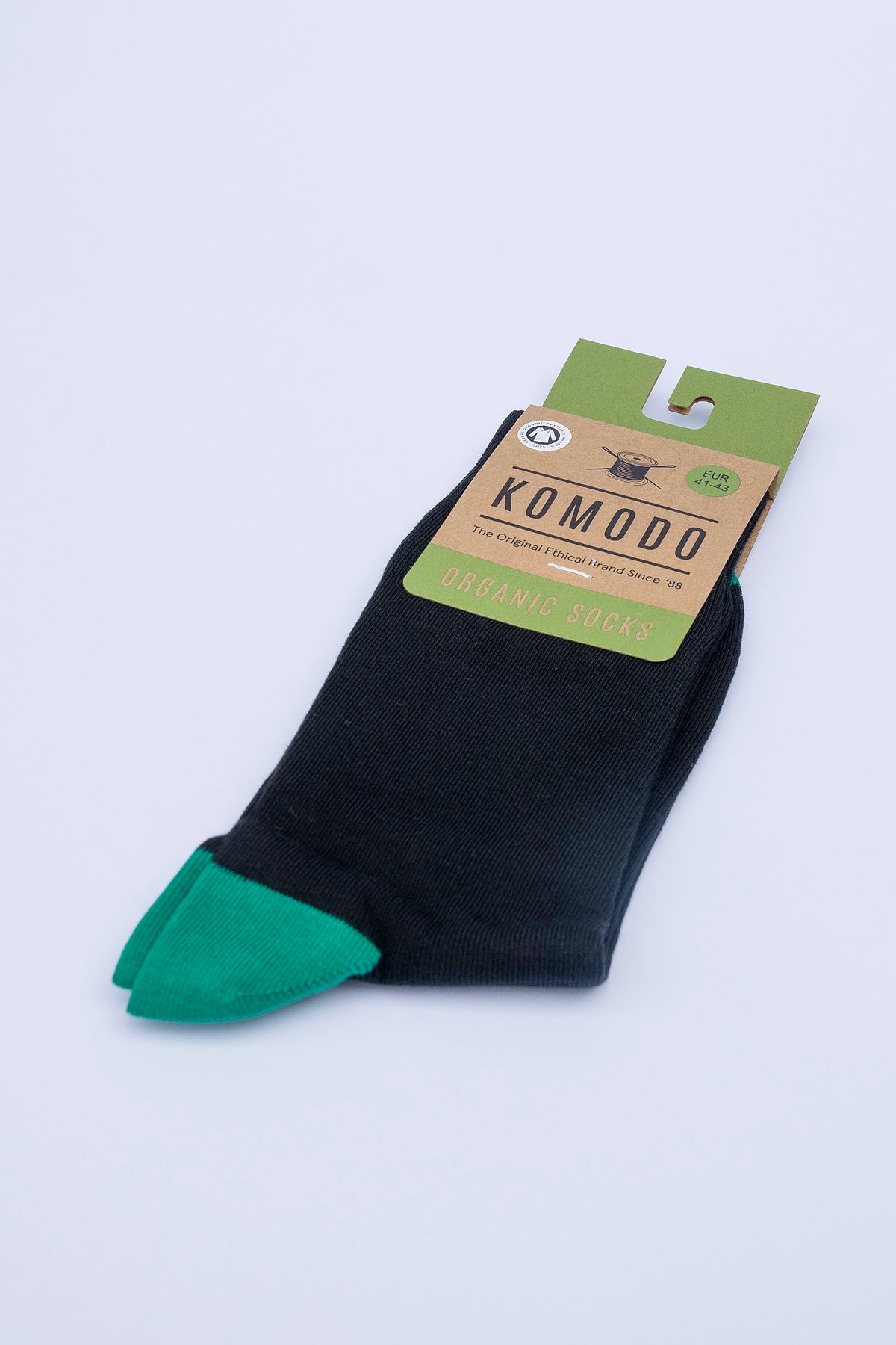 PUNCHY - GOTS Organic Cotton Socks Black