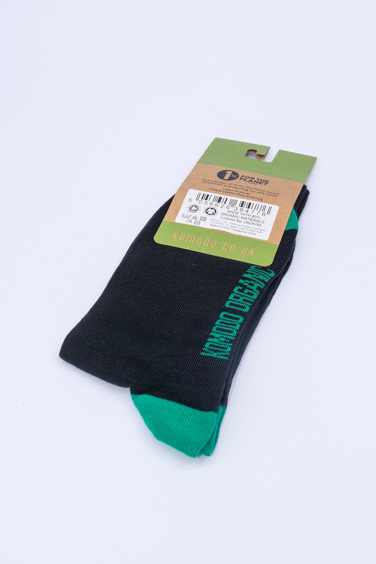 PUNCHY - GOTS Organic Cotton Socks Black