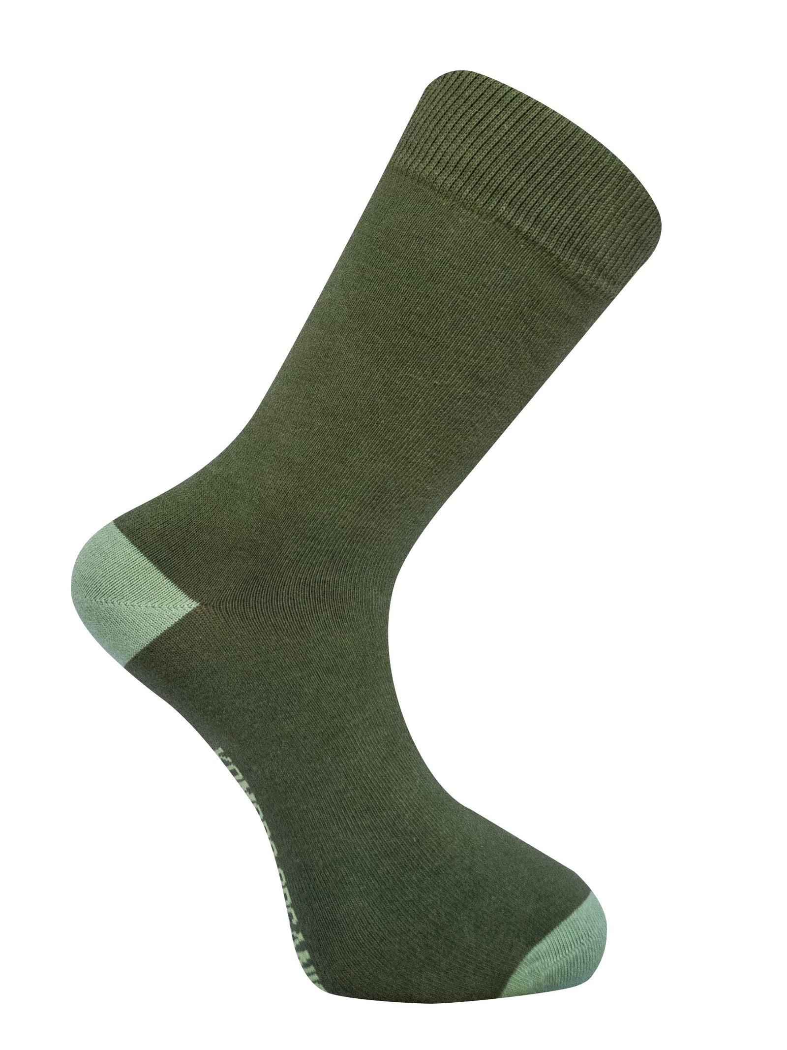 PUNCHY - GOTS Organic Cotton Socks Pesto Green