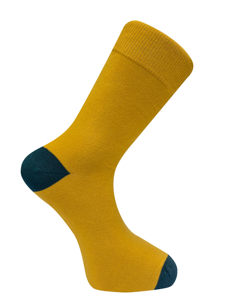 PUNCHY - GOTS Organic Cotton Socks Mustard