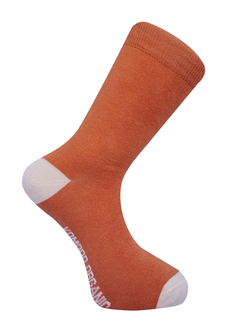 PUNCHY - GOTS Organic Cotton Socks Orange