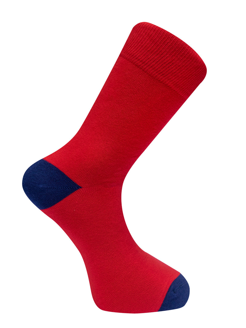 PUNCHY - GOTS Organic Cotton Socks Red