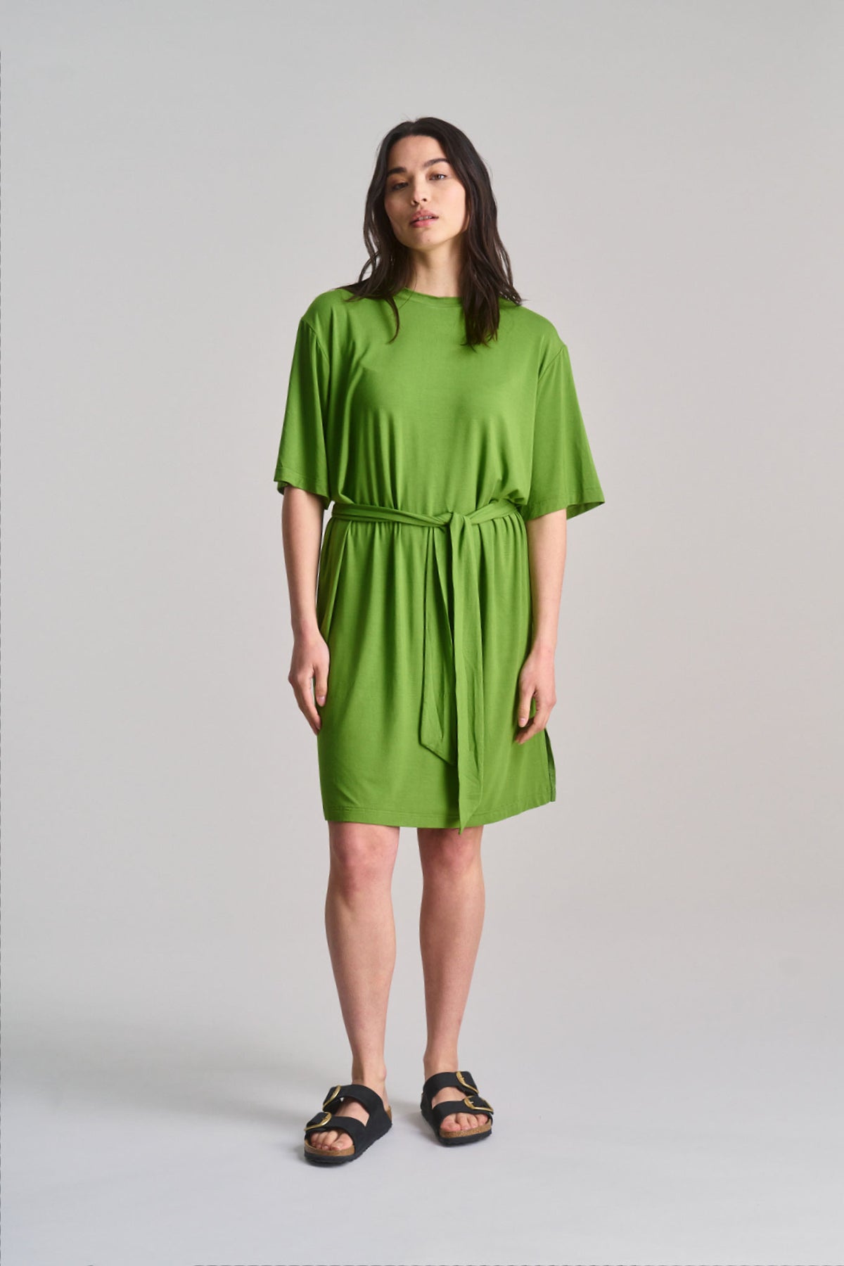 SADIE - Modal Jersey Dress - Green