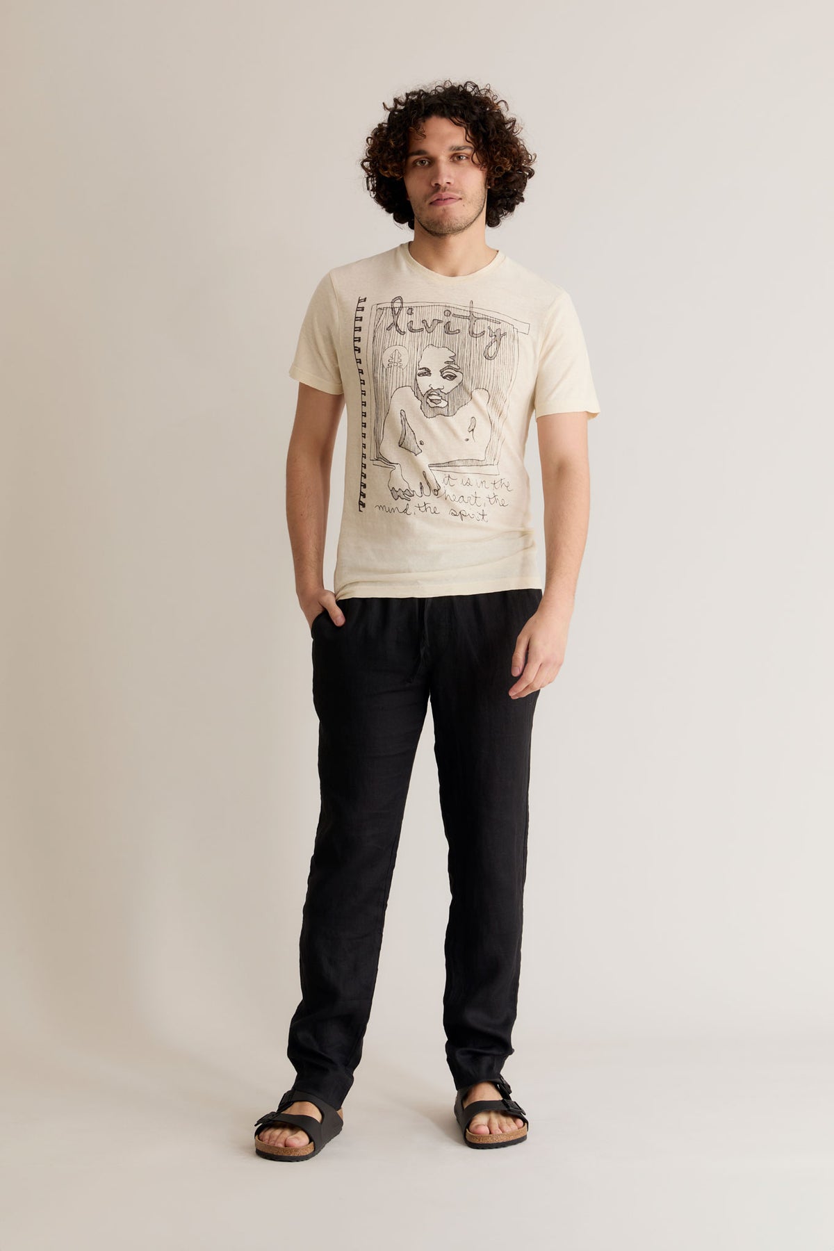 SPIRIT - Hemp Tee by LIVITY Cream
