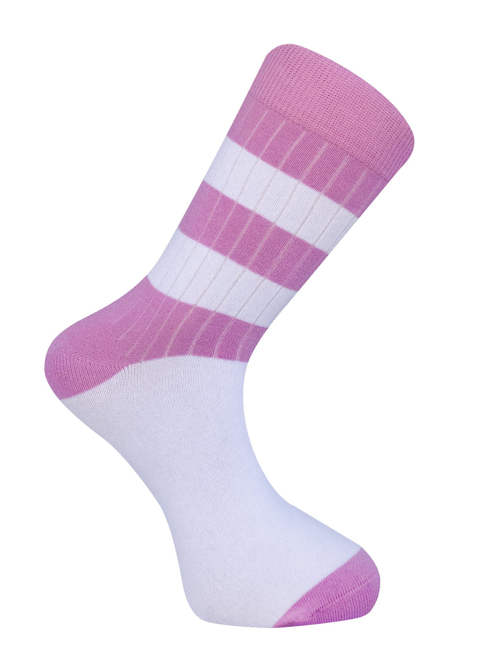 SPORT STRIPE - GOTS Organic Cotton Socks Pink