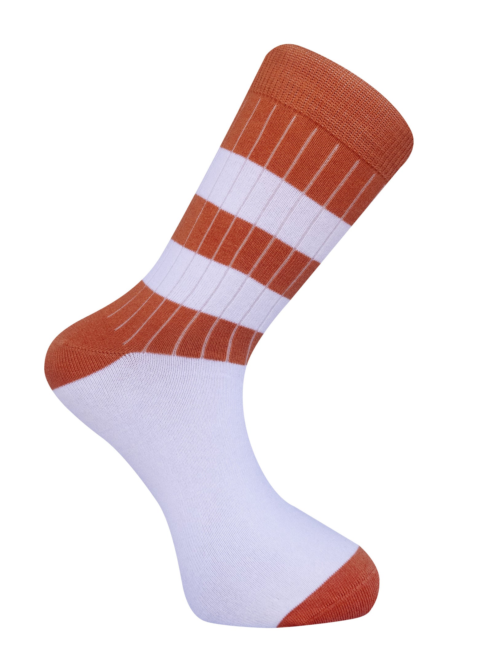 SPORT STRIPE - GOTS Organic Cotton Socks Orange