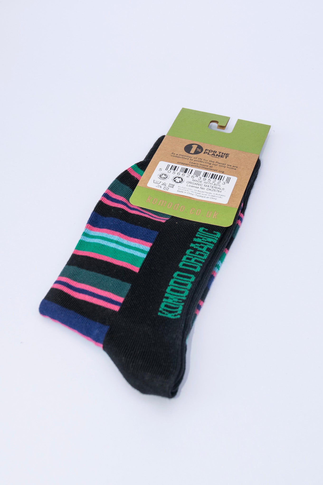 STRIPE - GOTS Organic Cotton Socks Teal