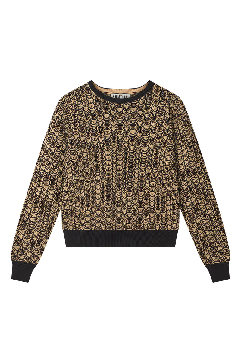 TARA - Organic Cotton Jumper Black