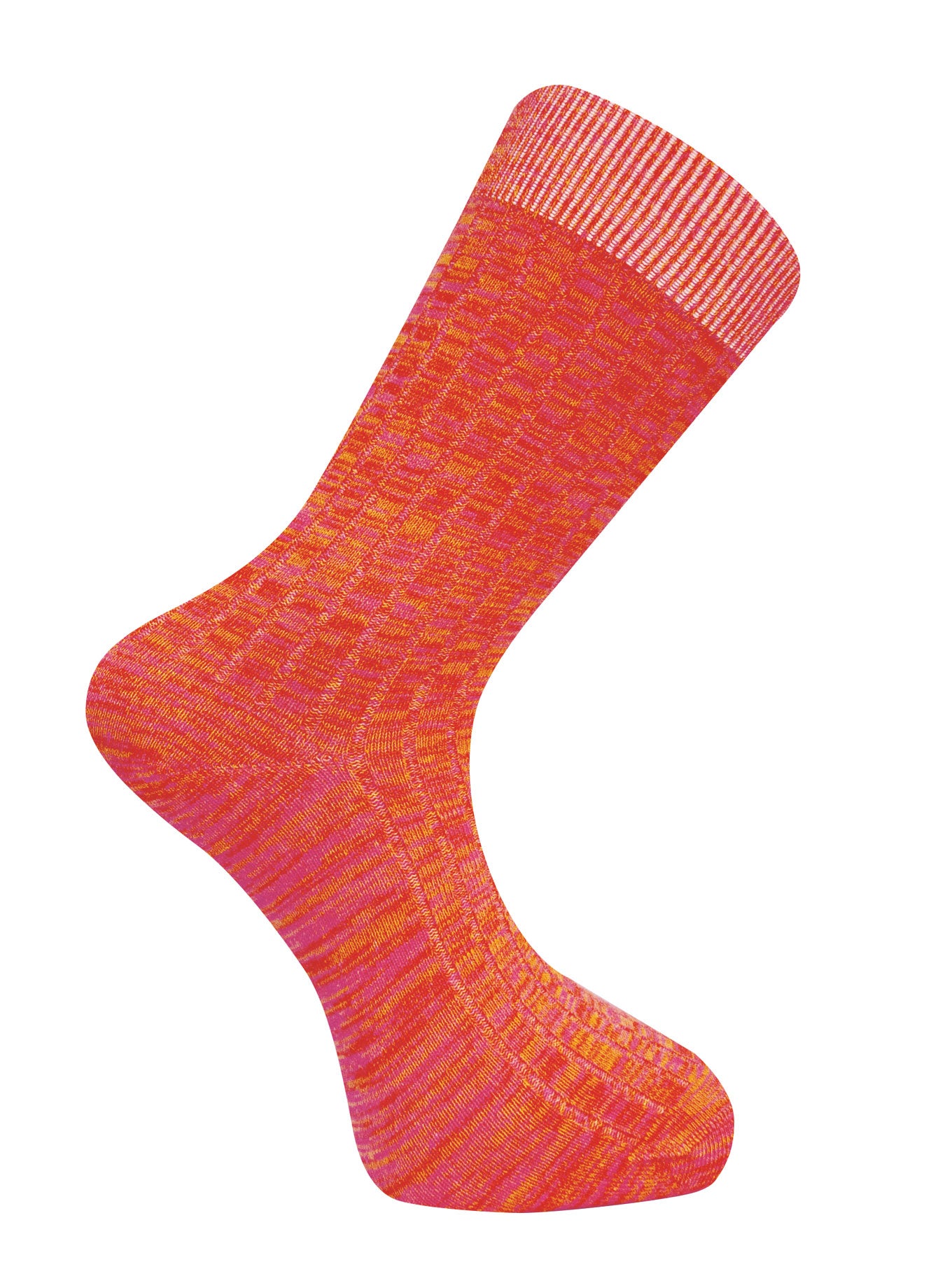 TRI MARL - GOTS Organic Cotton Socks Fire