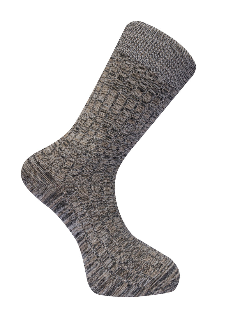 TRI MARL - GOTS Organic Cotton Socks Cappucino