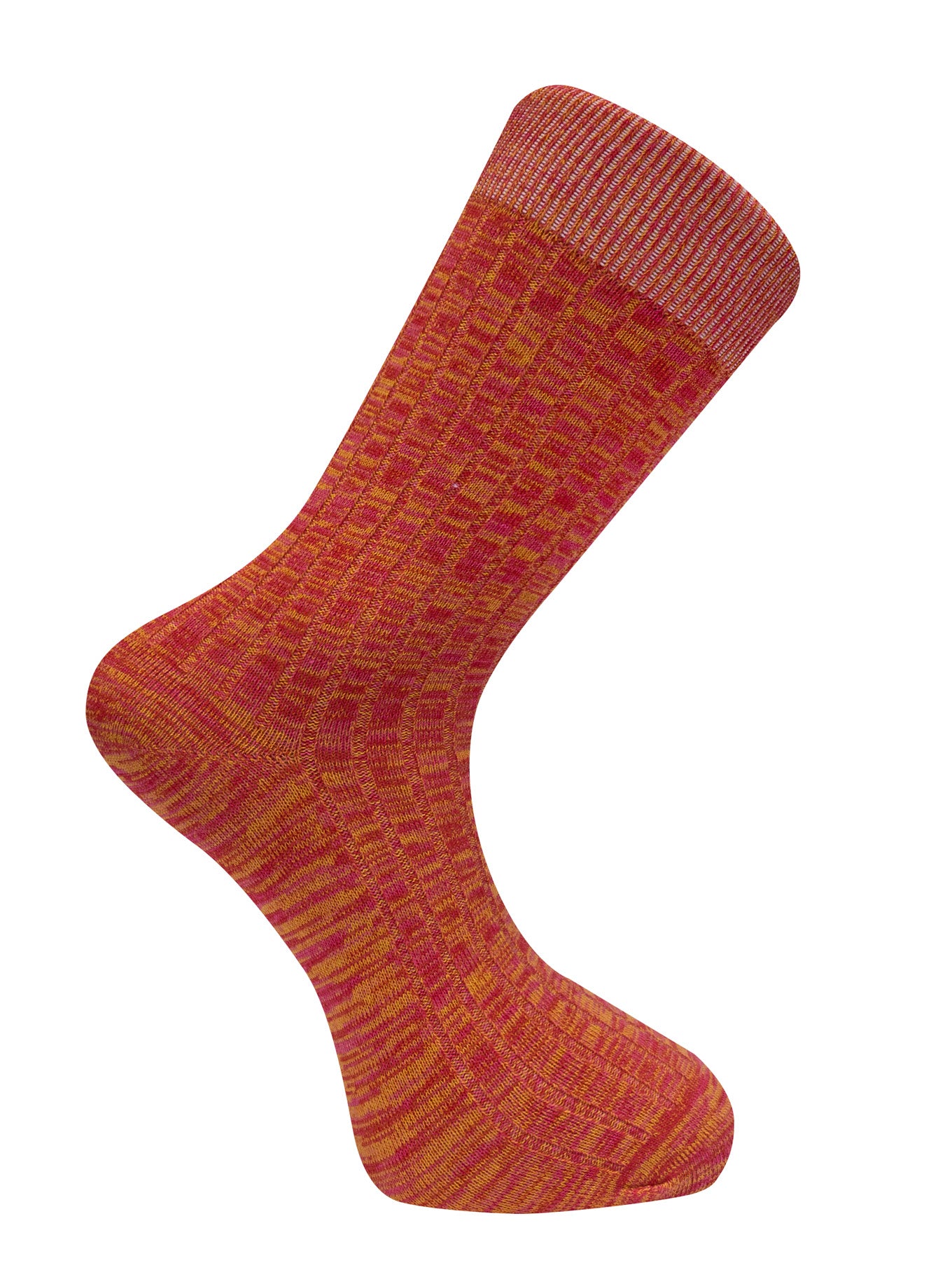 TRI MARL - GOTS Organic Cotton Socks Fire