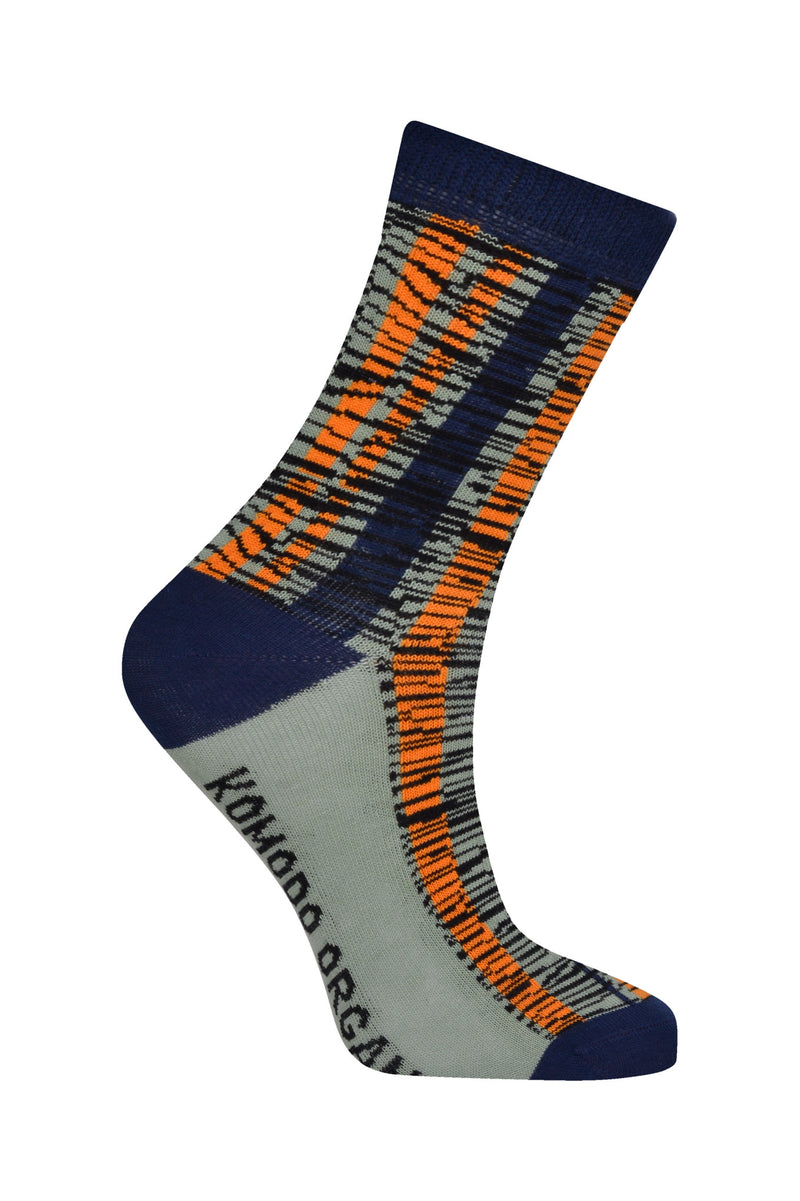 TRIXY STRIPE - Organic Cotton Socks Green