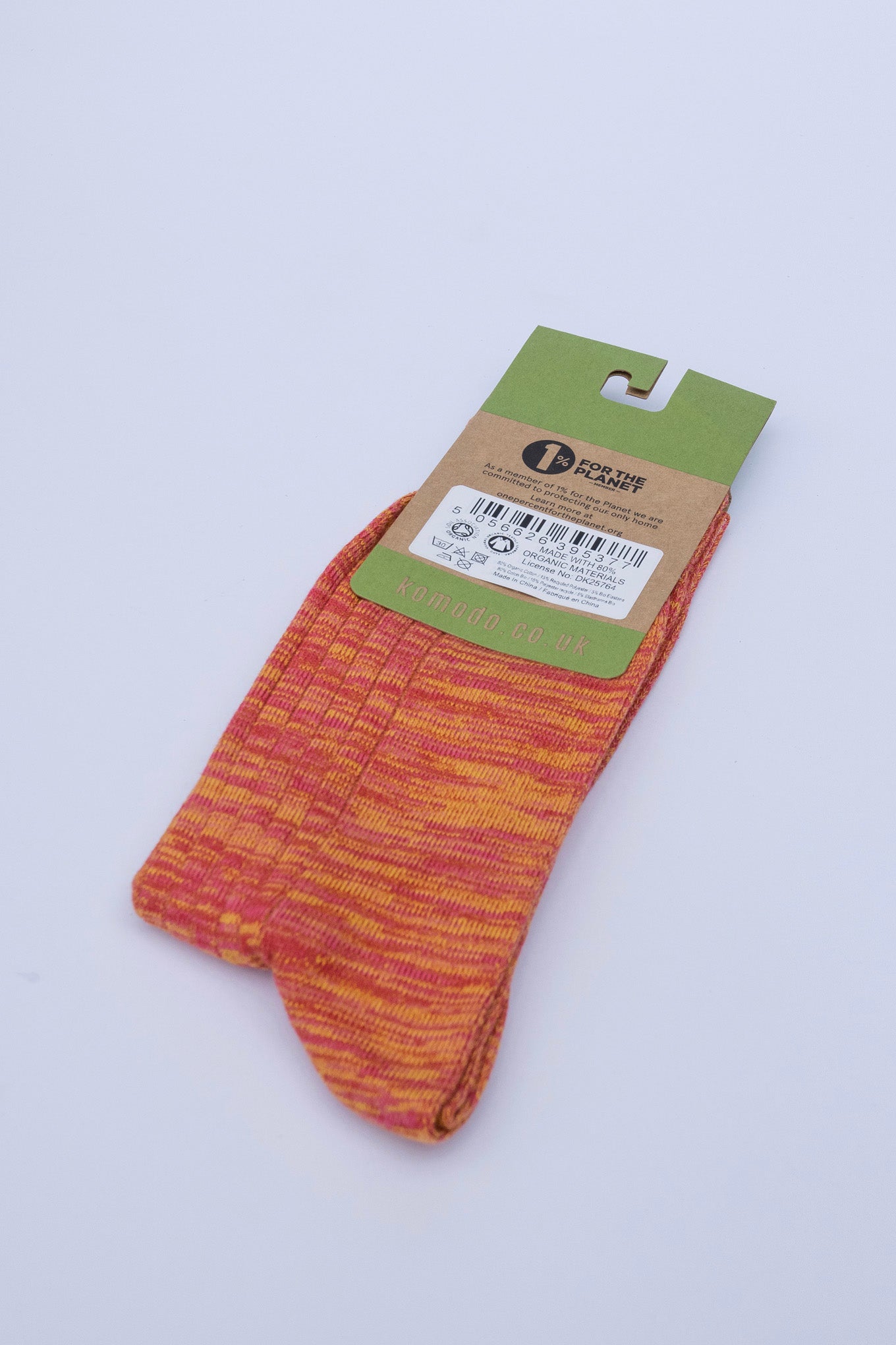 TRI MARL - GOTS Organic Cotton Socks Fire