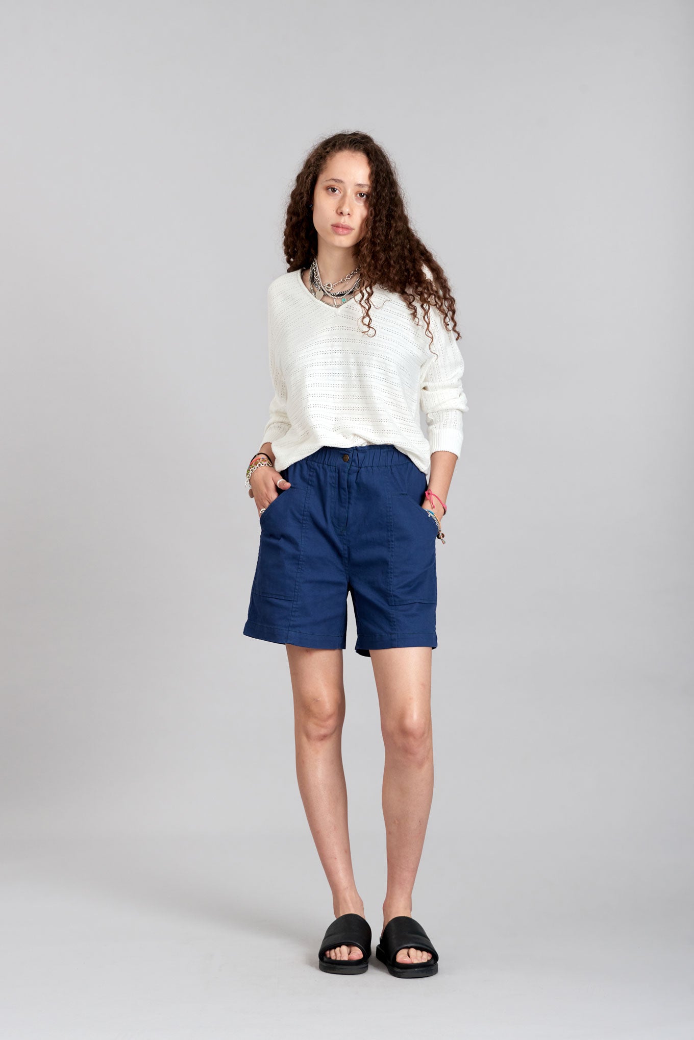 DUNE - Cotton Shorts Navy