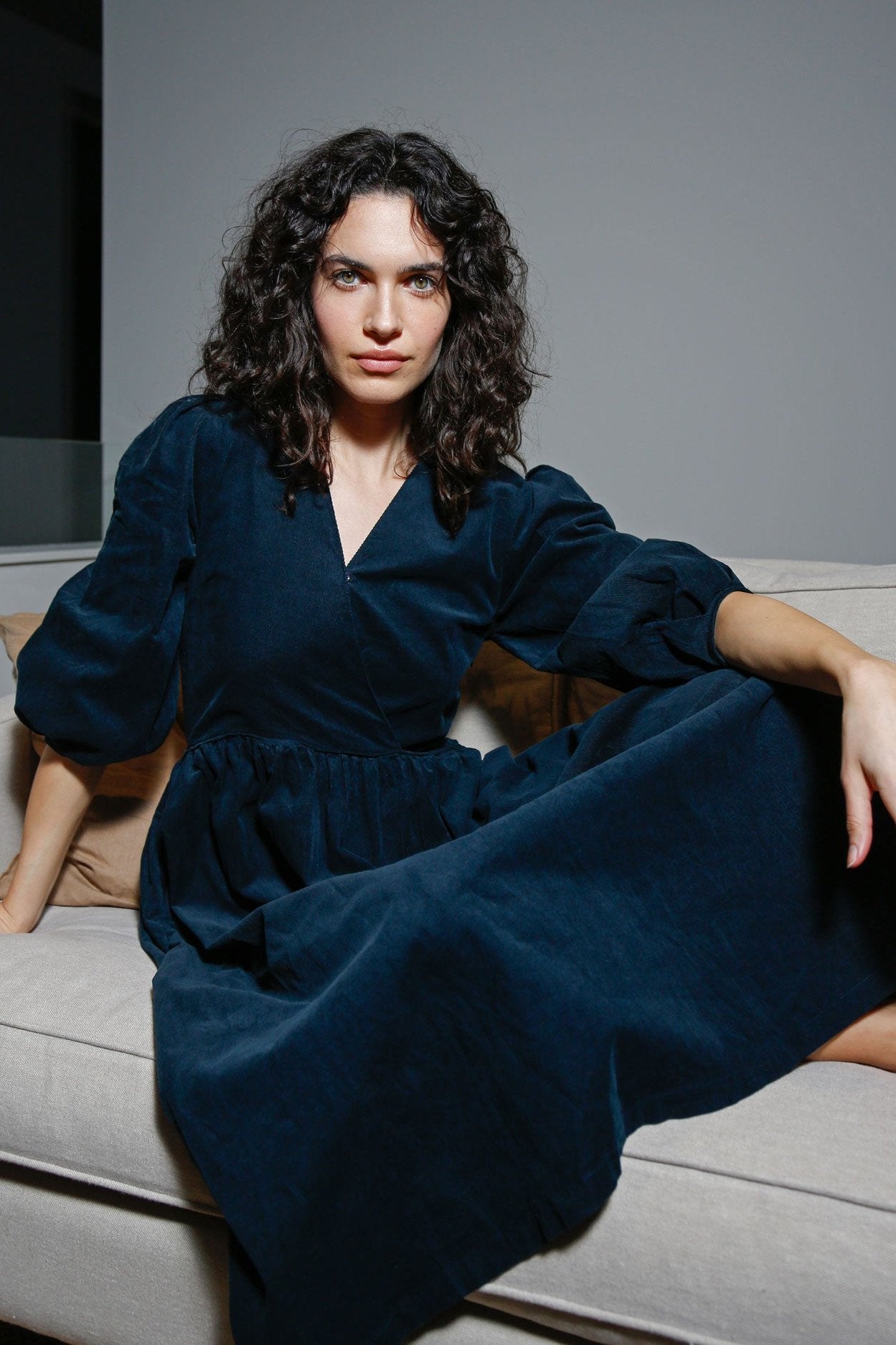 ETISHA DRESS - Dark Marine