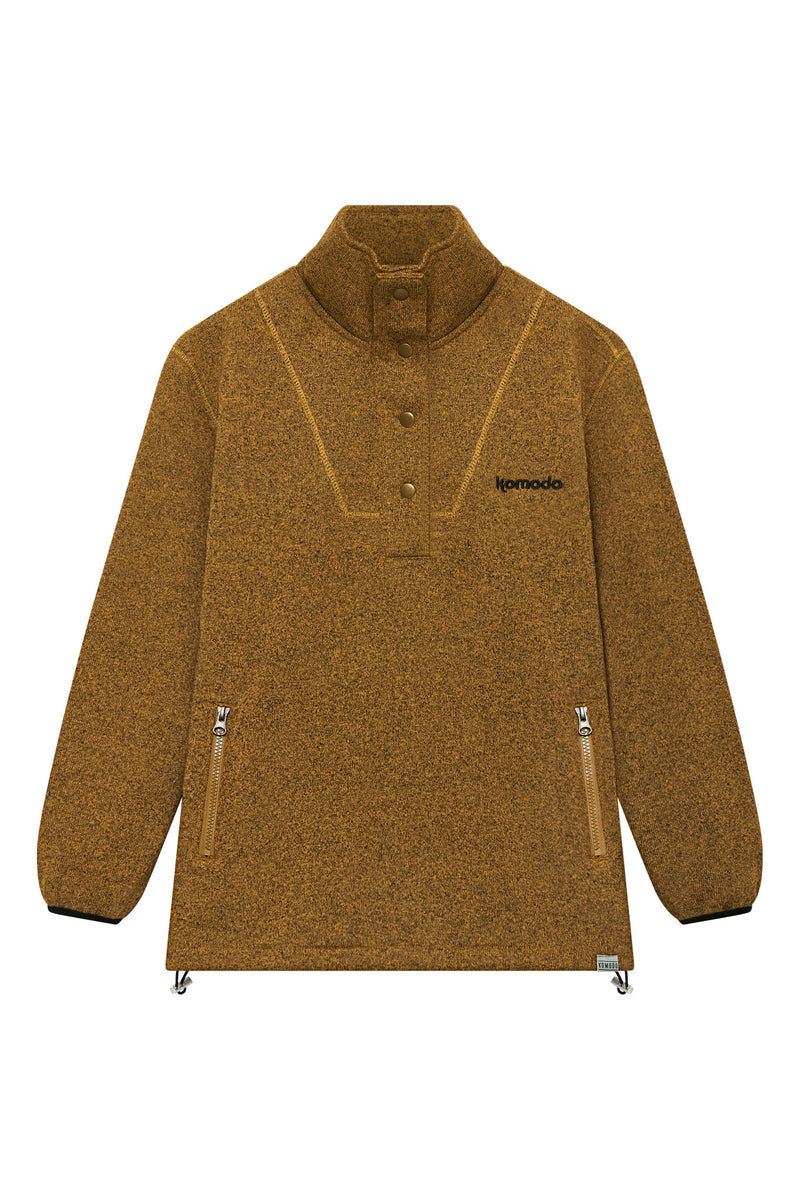 MOON - Mens Recycled PET Fleece Mustard