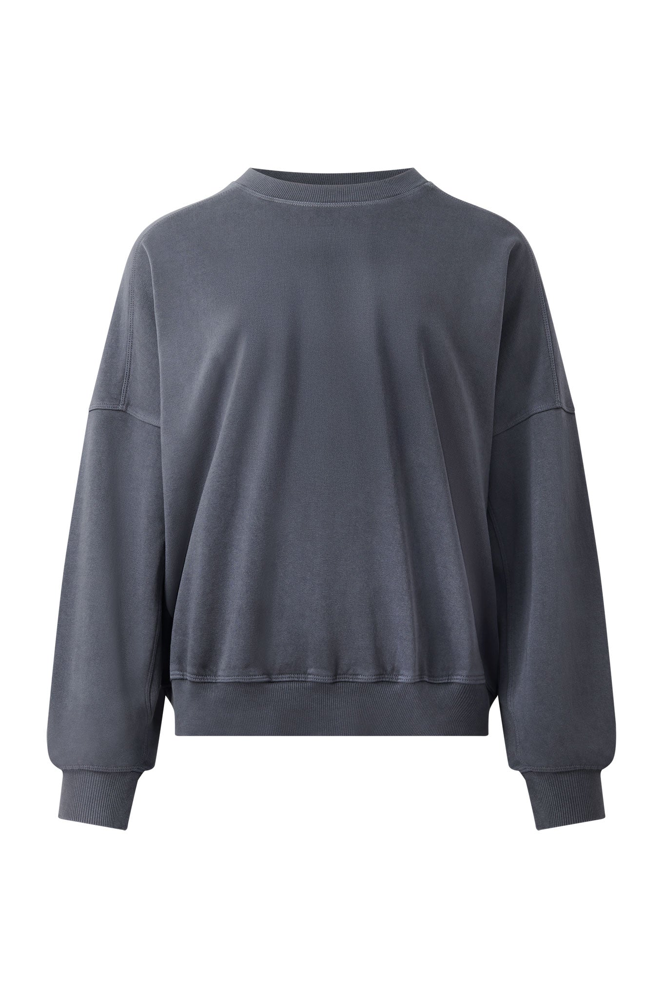DAWN GOTS Organic Cotton Sweat - Washed Black