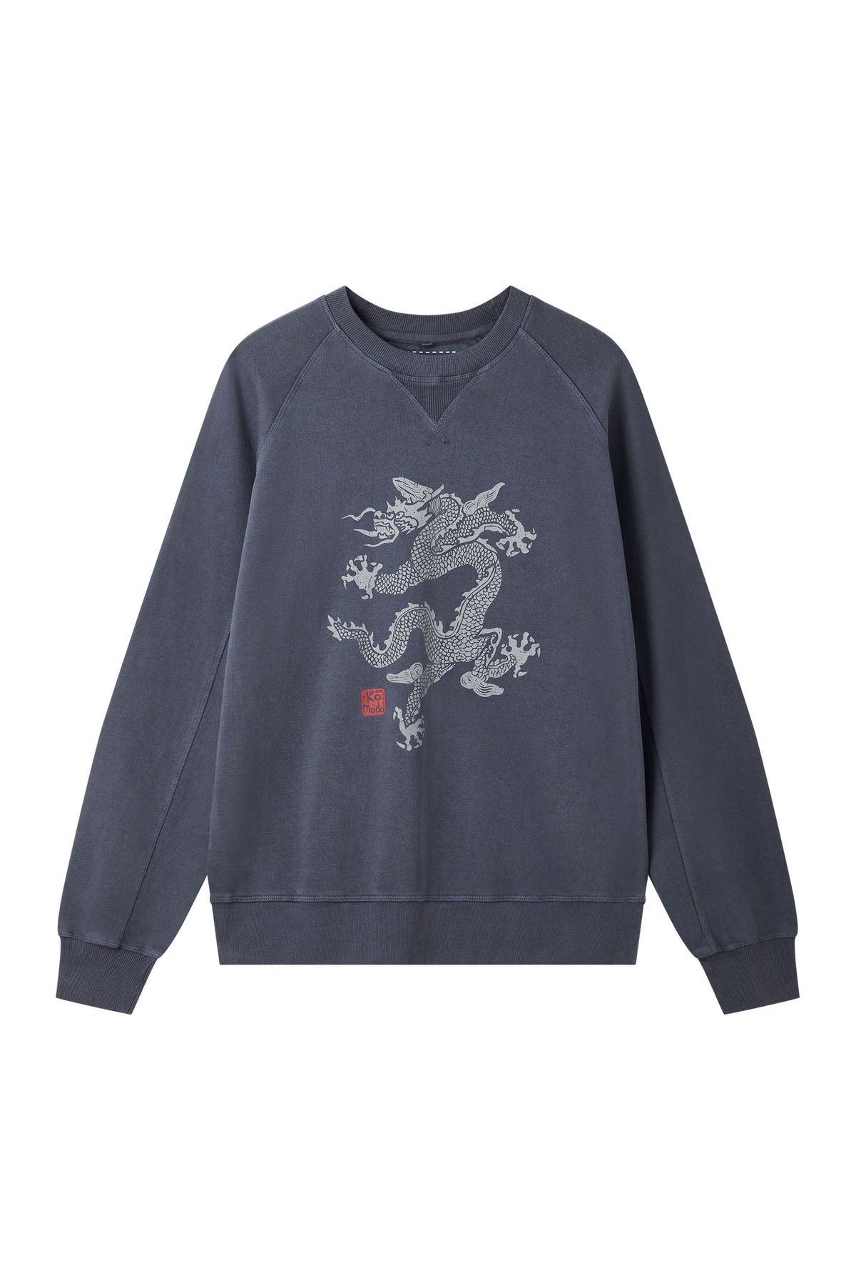 DRAGON Organic Cotton Sweat - Washed Black