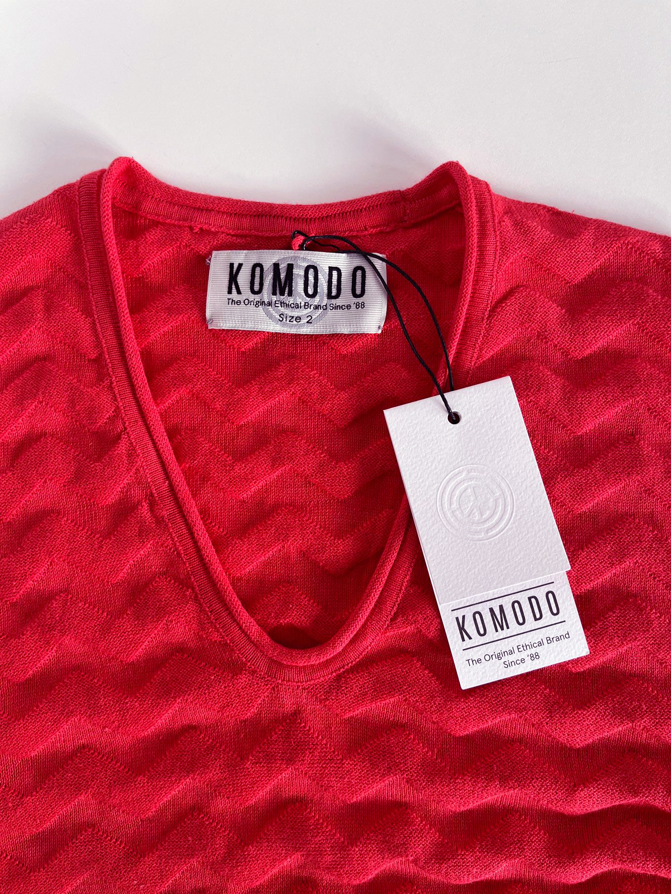 POLLY Organic Cotton Vest - Pink