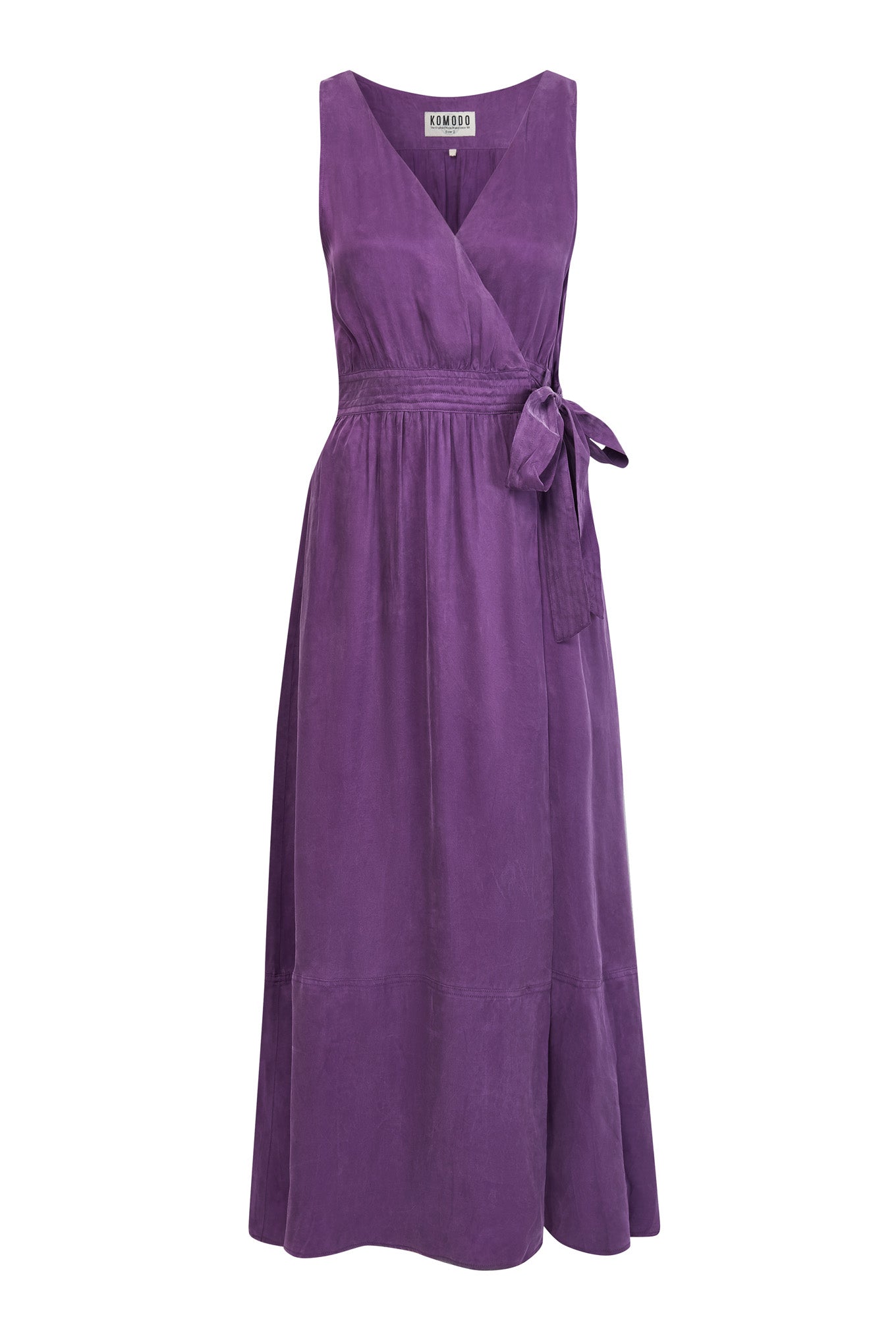 MIKA Dress - Cupro Viscose Purple