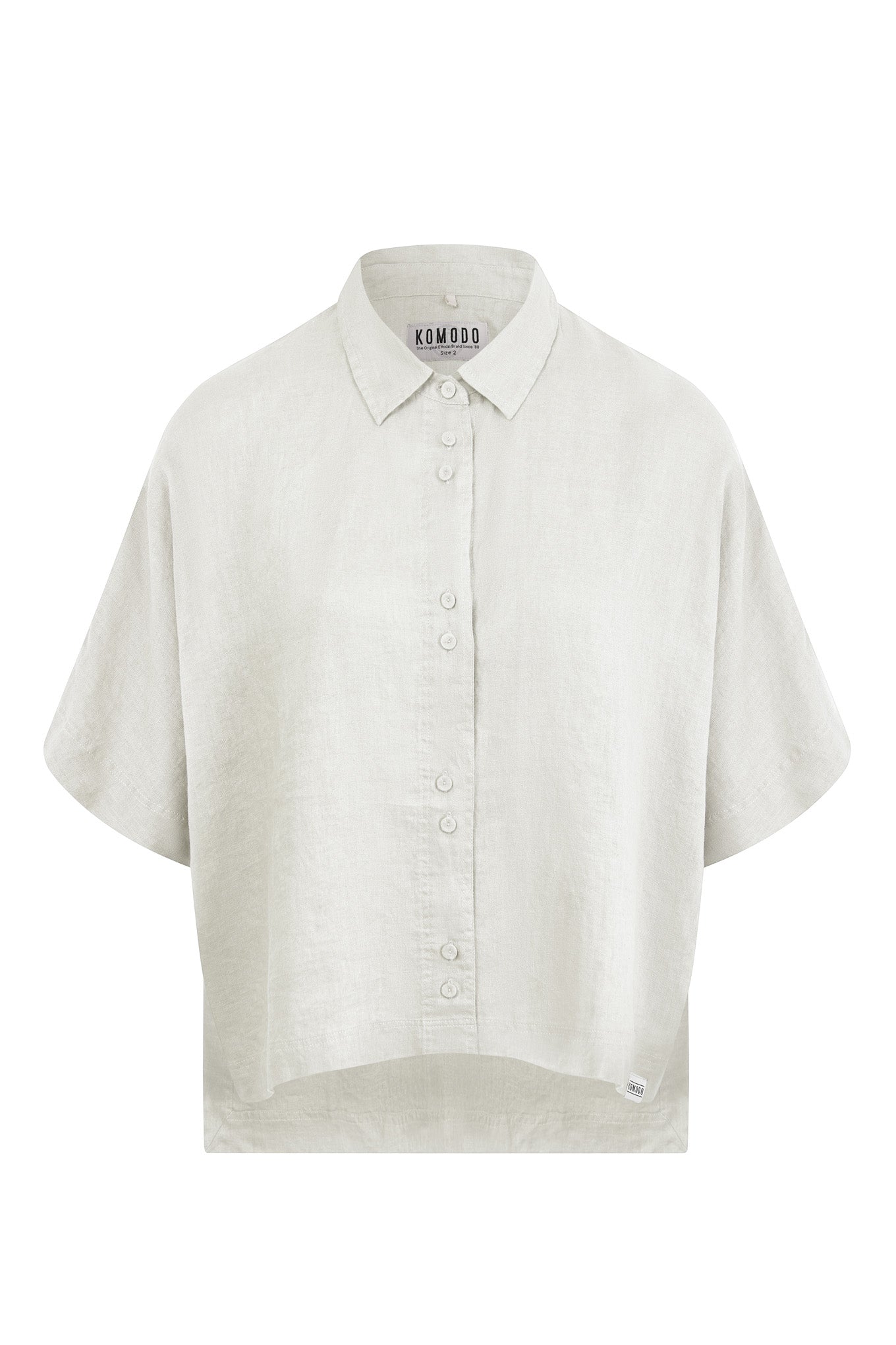 KIMONO Organic Linen Shirt - Off White