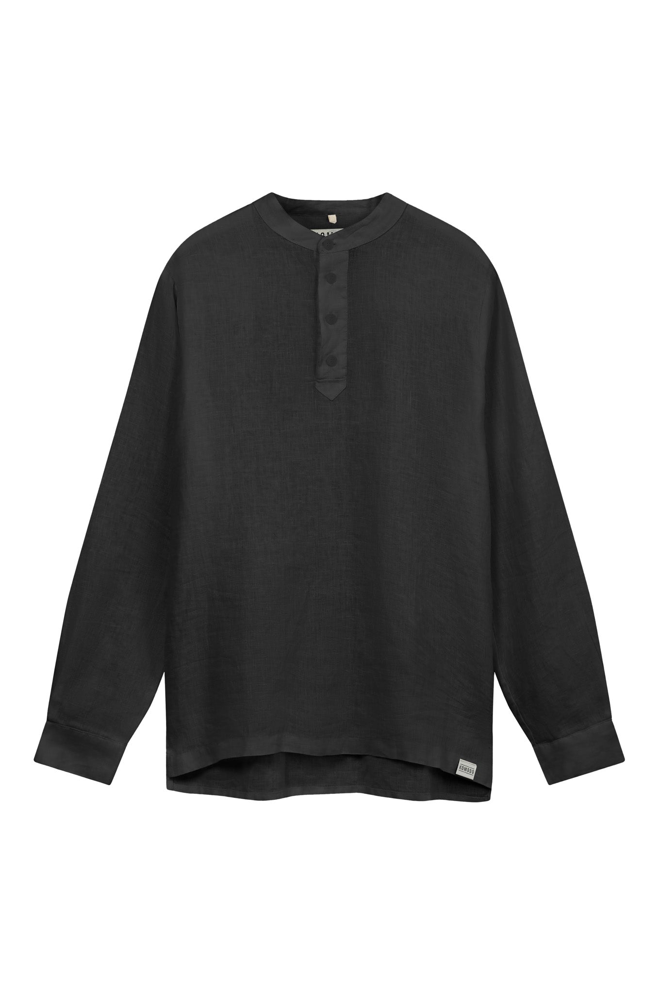 JULIAN Organic Linen Top Mens - Black