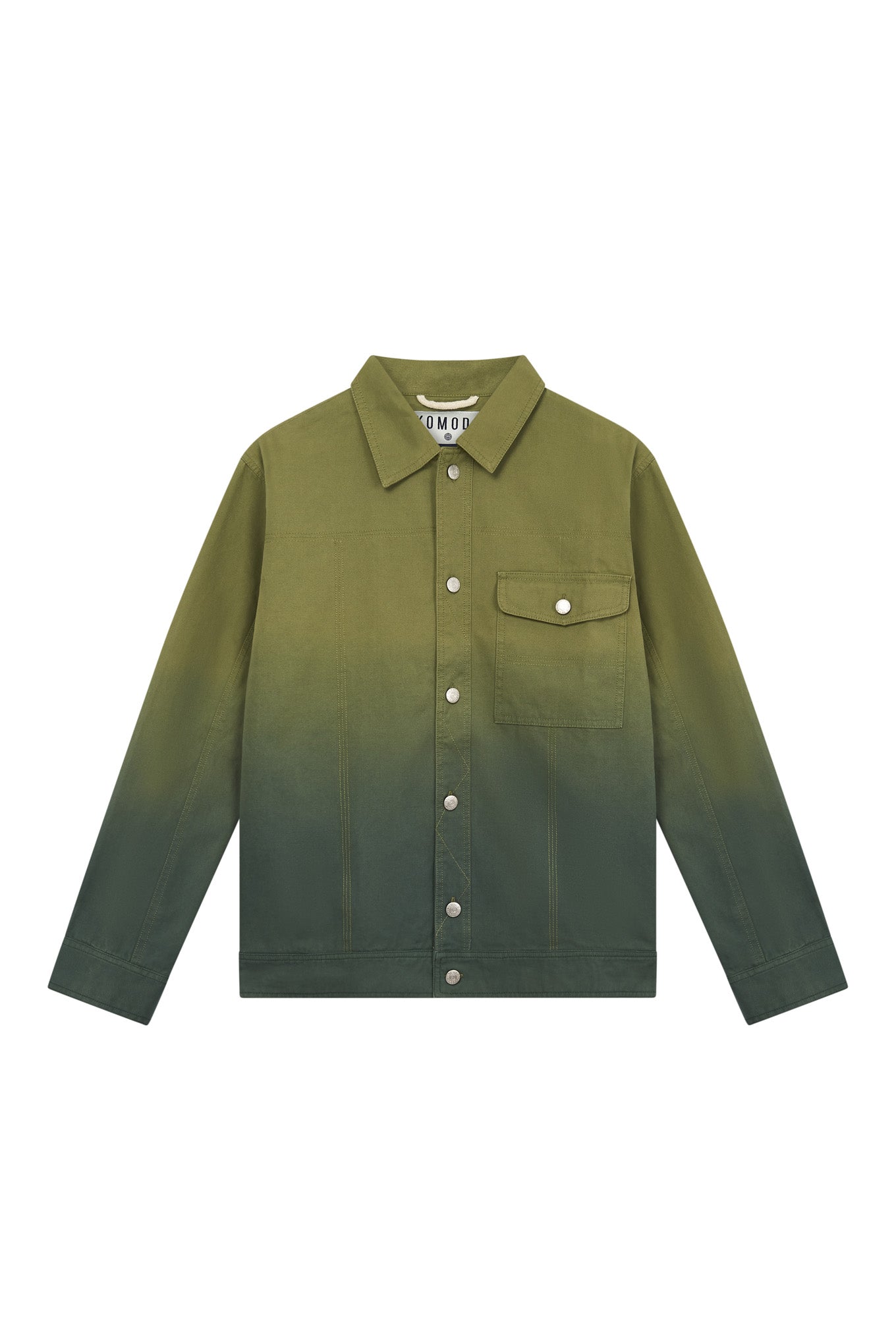 ORINO Dip Dyed Womens Jacket - Khaki Green