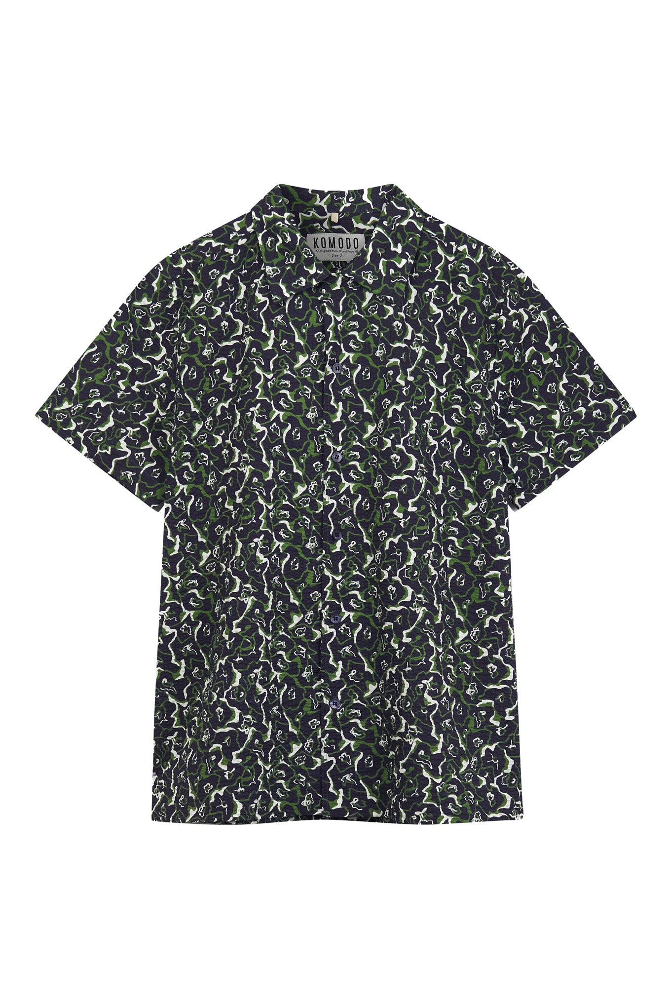 SPINDRIFT Shirt Mens - Navy Print