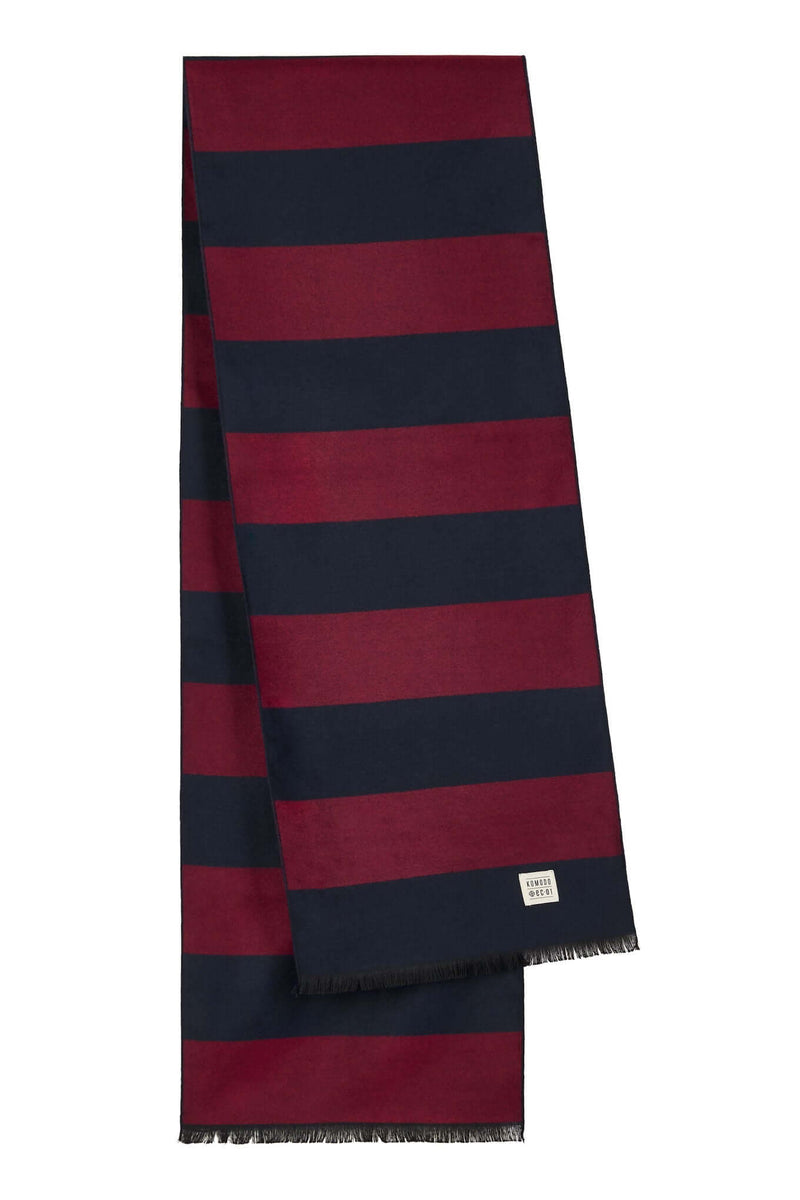 G&#39;STRIPE - Recycled Pet Scarf Cherry Red