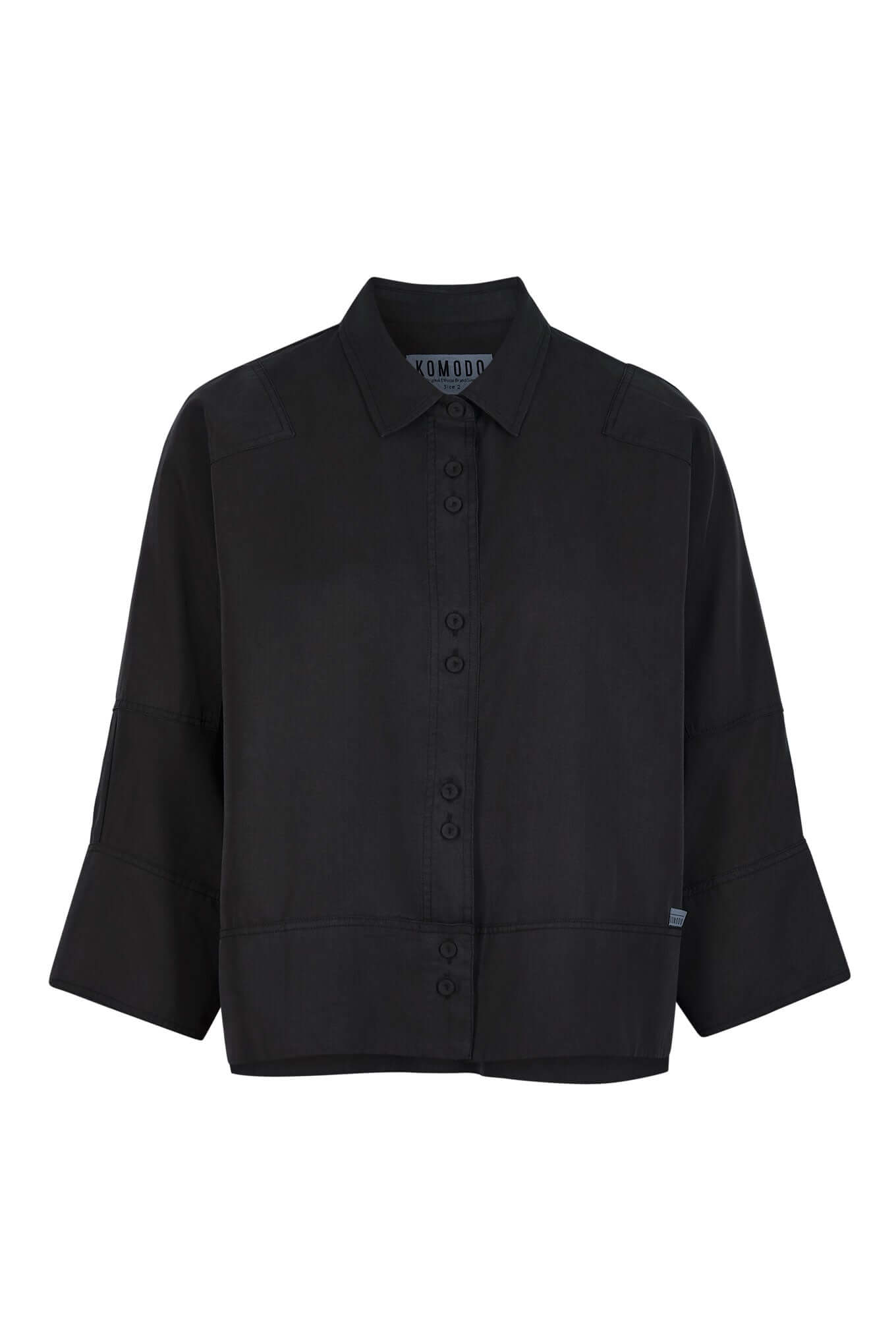 KIMONO - Shirt Black