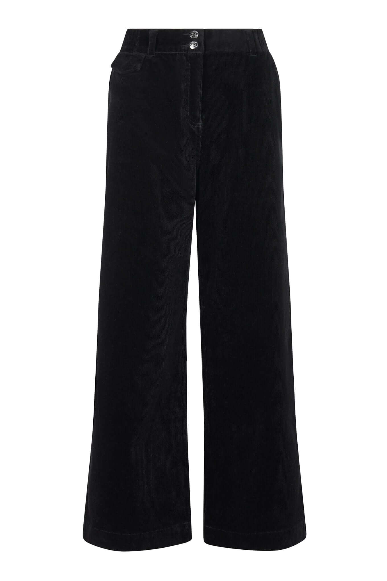 TIGER - Organic Cotton Cord Trouser Black