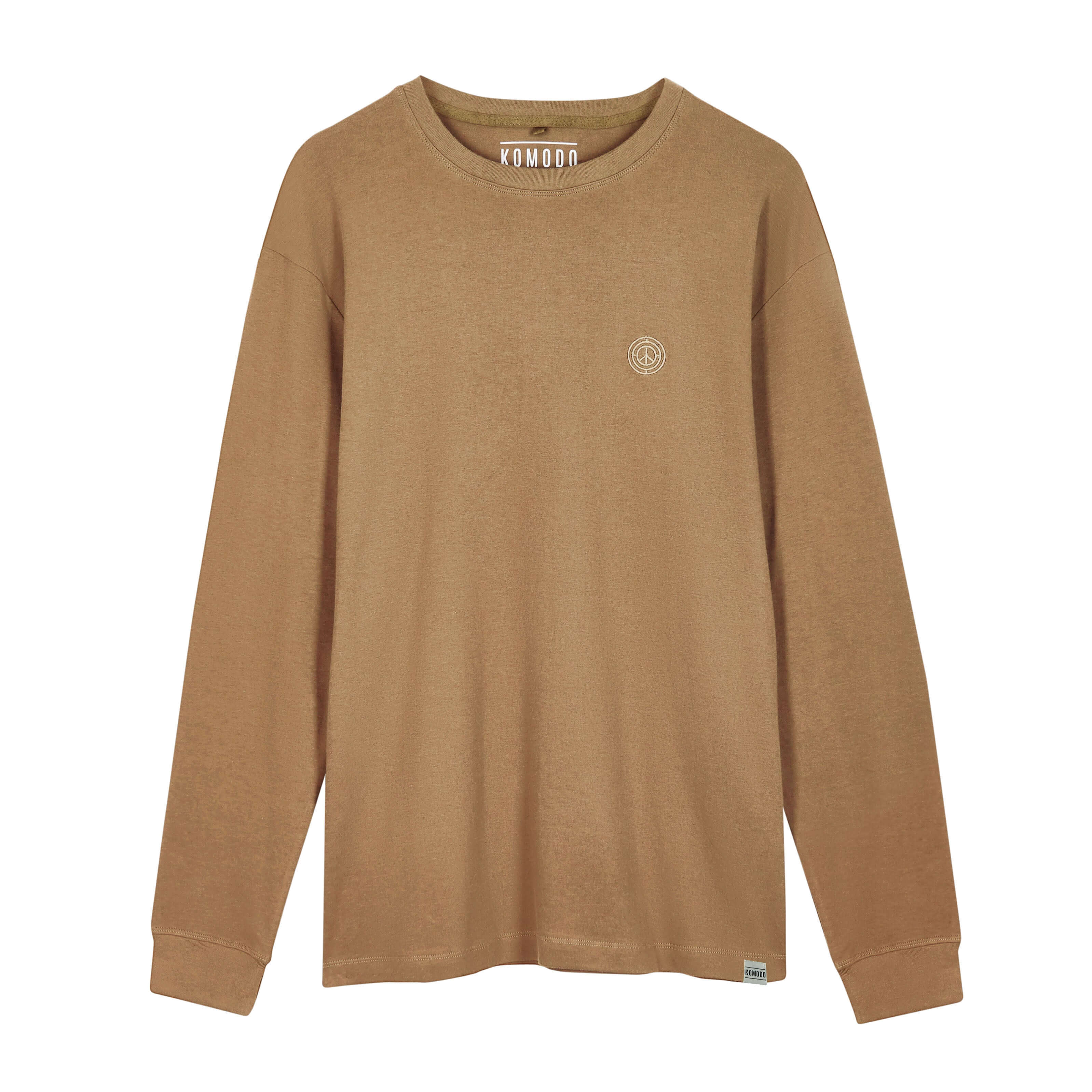 HAKON -  Organic Cotton Long Sleeve Tee Moss Green