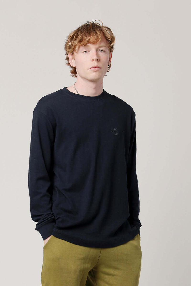 HAKON  - Organic Cotton Tee Navy