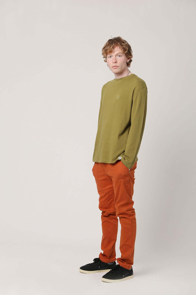 CARPENTER - Organic Cotton Trouser Tobacco
