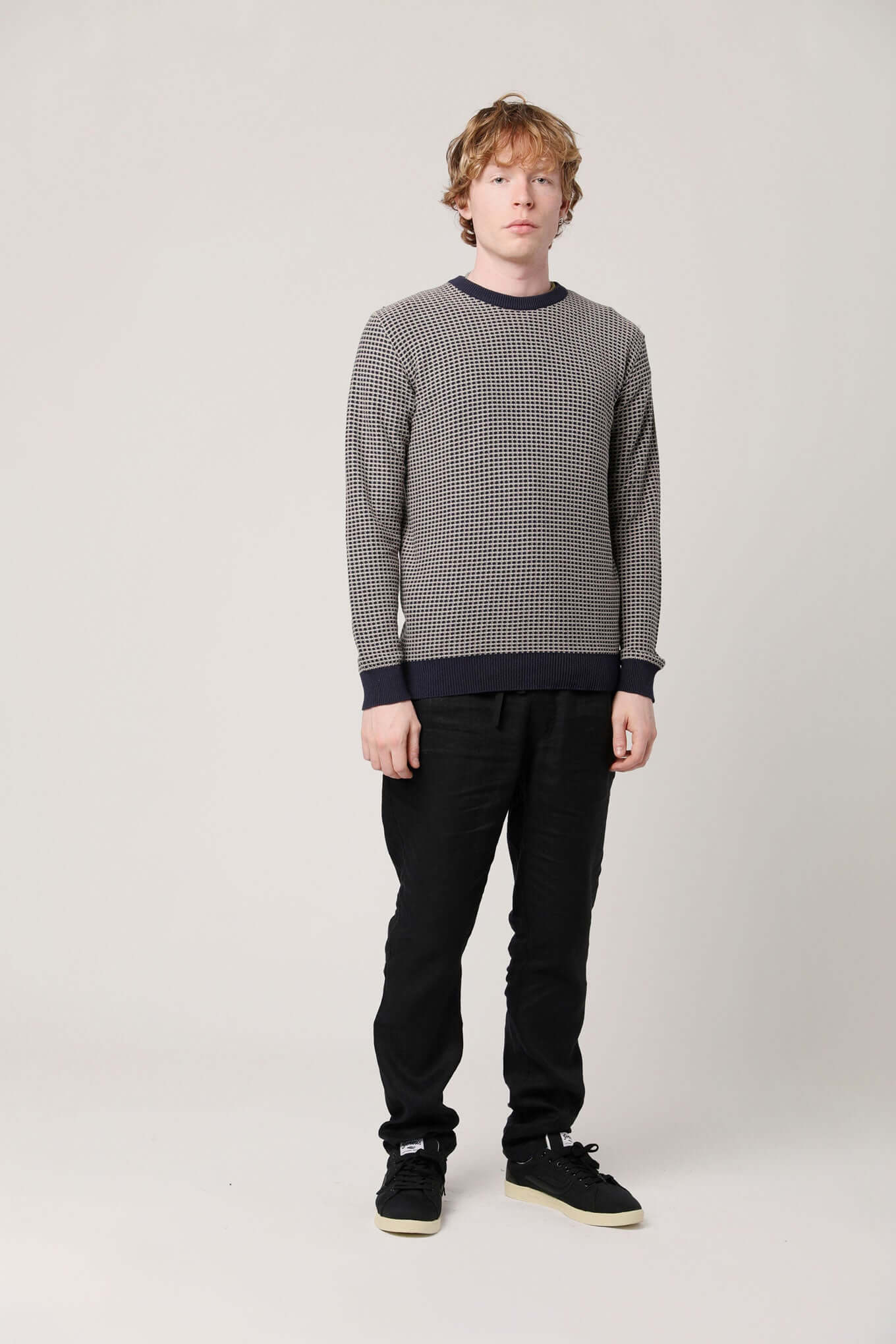 HASAN  - Organic Cotton Jumper Navy