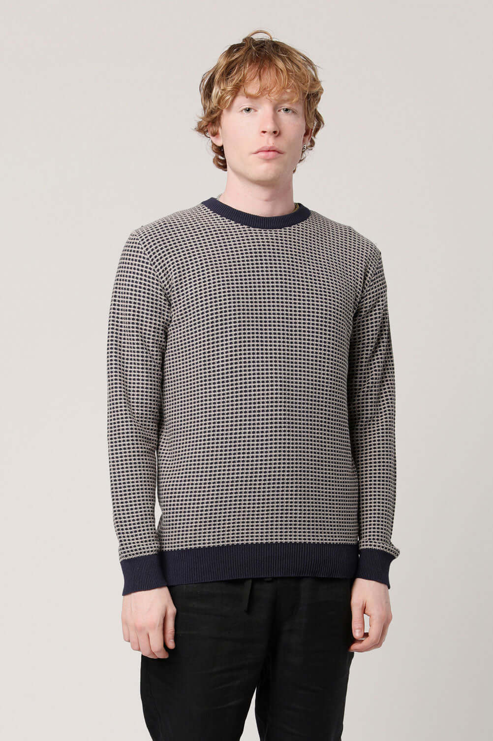 HASAN  - Organic Cotton Jumper Navy