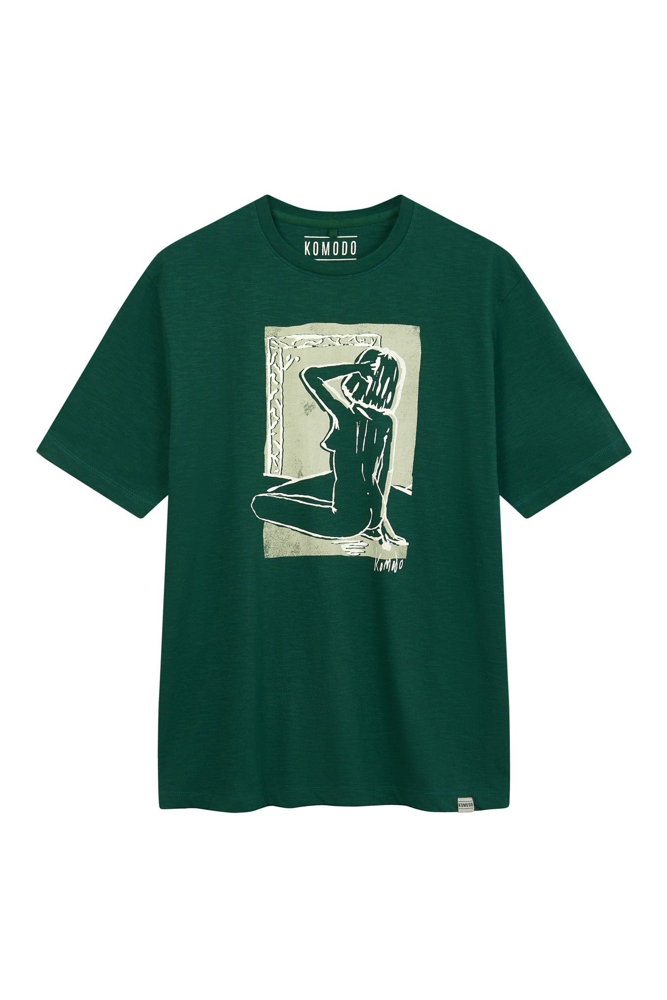 CHEEKY Tee Organic Cotton - Teal Green