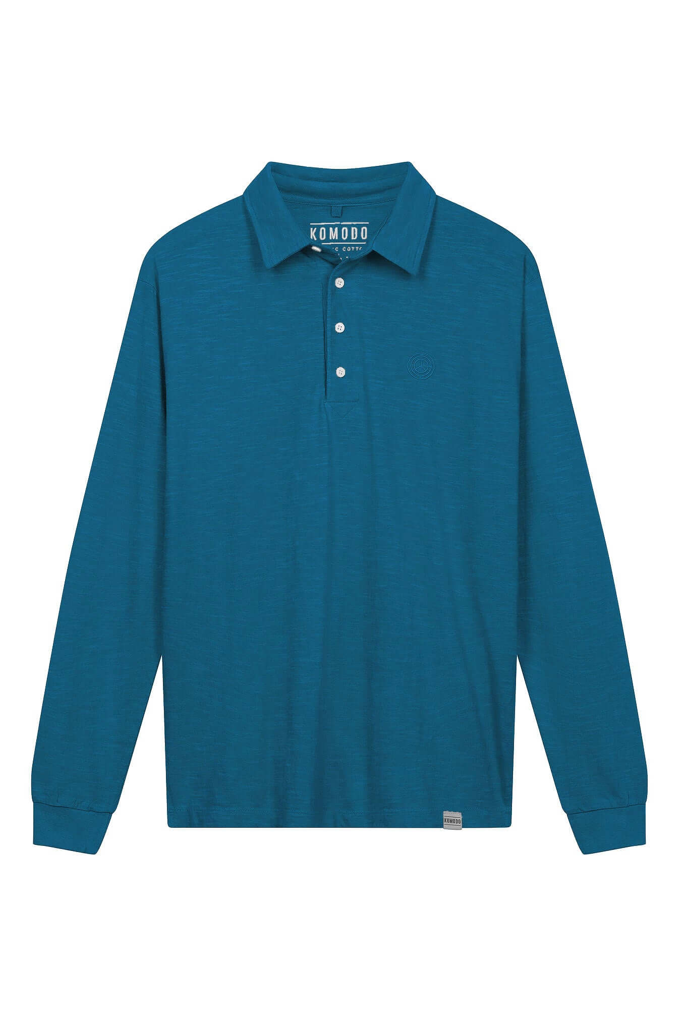 GENESIS - GOTS Organic Polo Top Teal Blue
