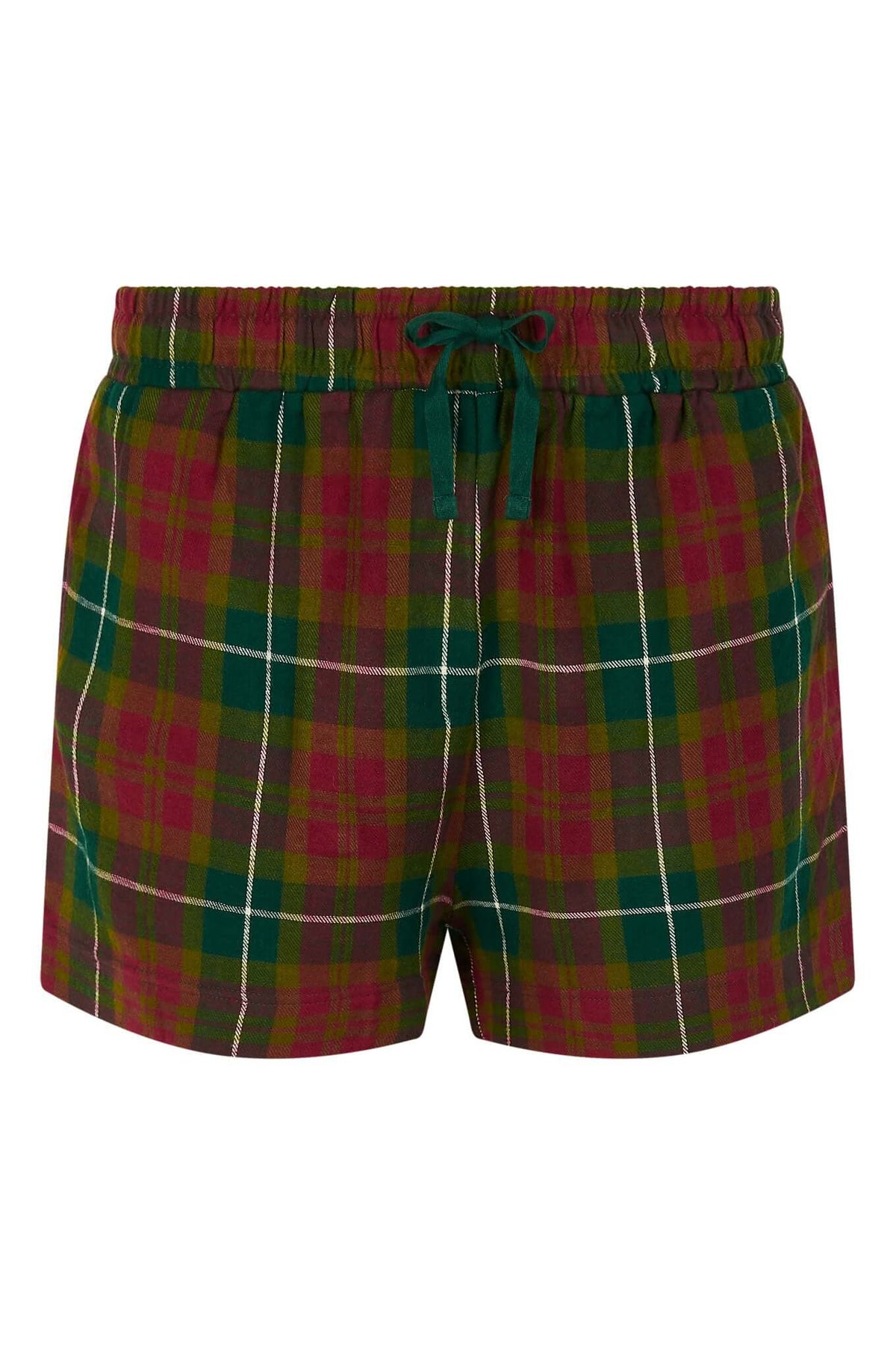 JIM JAM Womens - GOTS Organic Cotton Pyjama Shorts Set Green