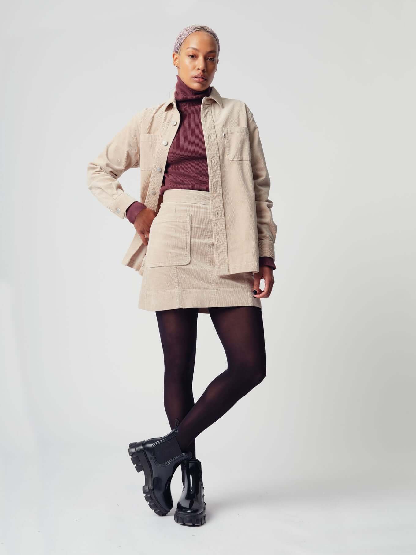 JEAN - Organic Cotton Overshirt Winter White