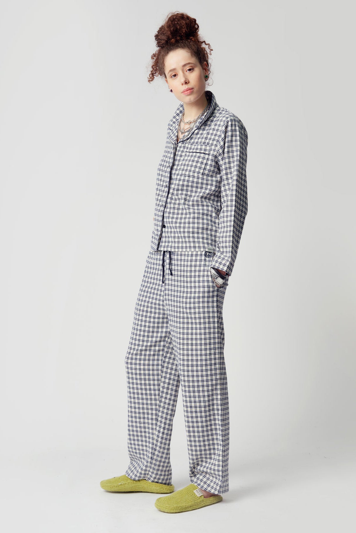 JIM JAM Womens - GOTS Organic Cotton Pyjama Set White