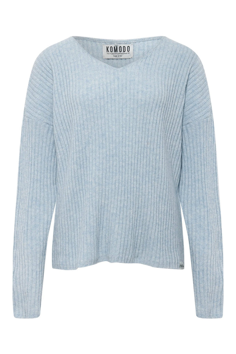 GEMIMA Cashmere Jumper - Sky