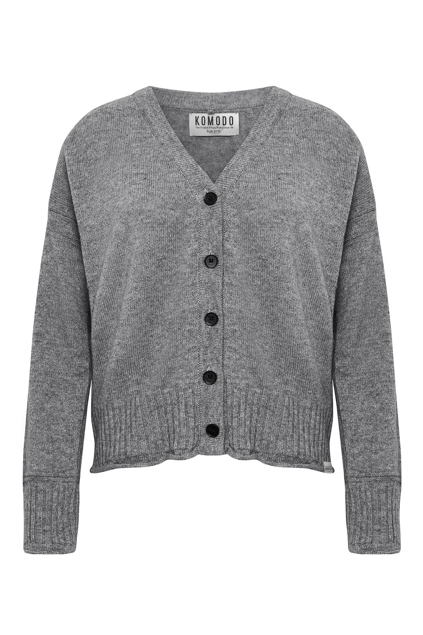 BINKY Cashmere Cardigan - Grey