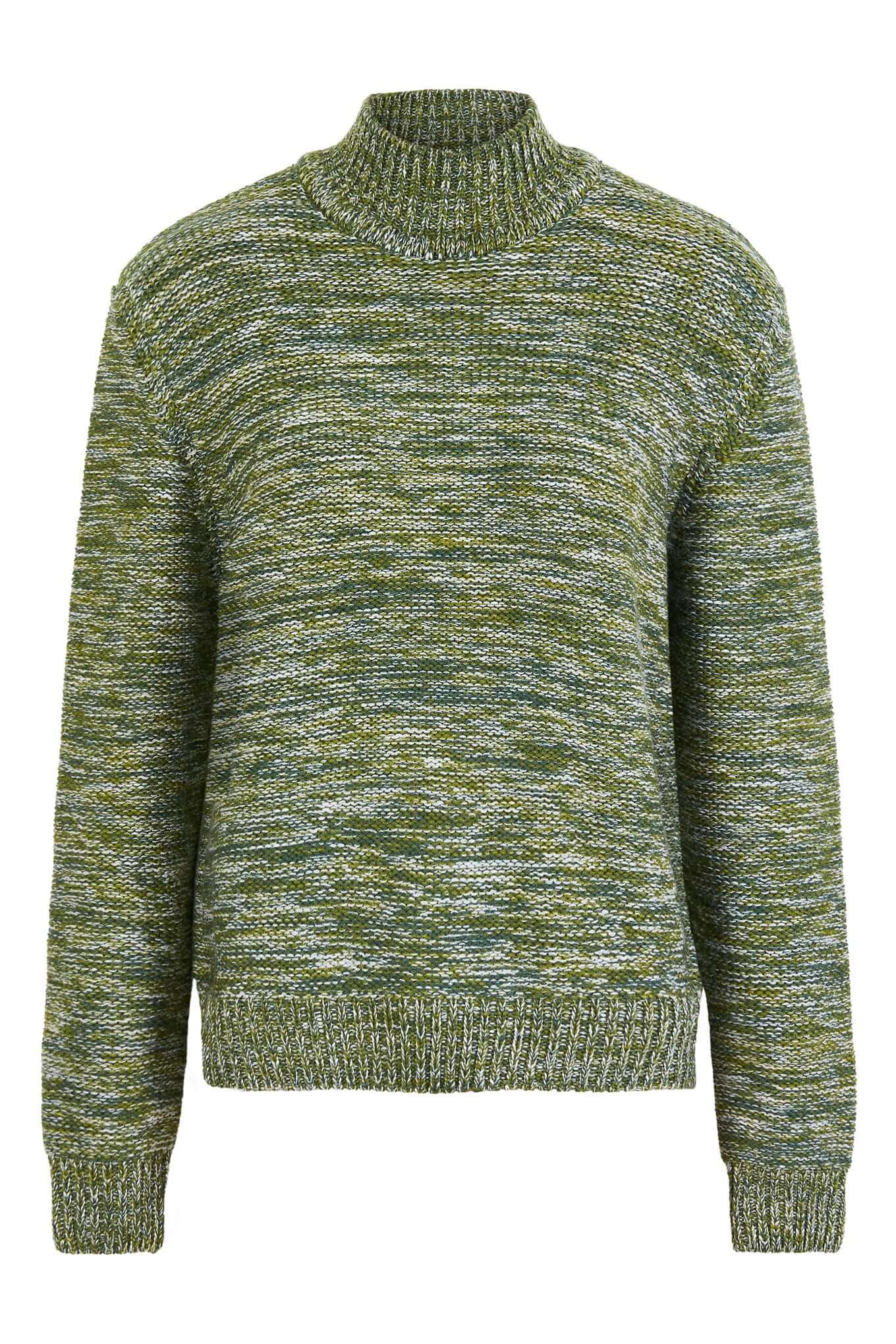 AMANDA - Fine Merino Wool Jumper Green