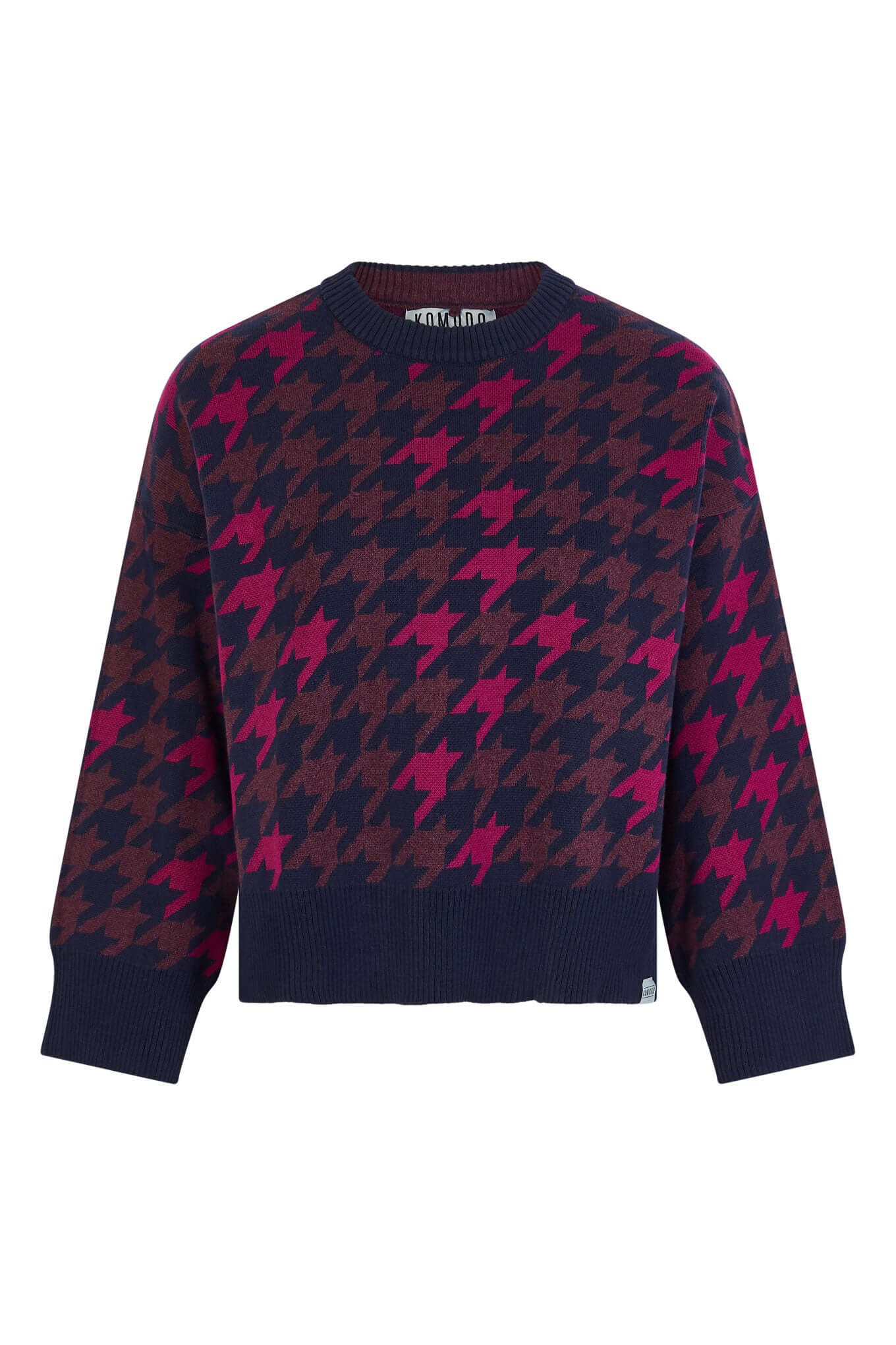 OZURO - GOTS Organic Cotton Jumper Fuchsia