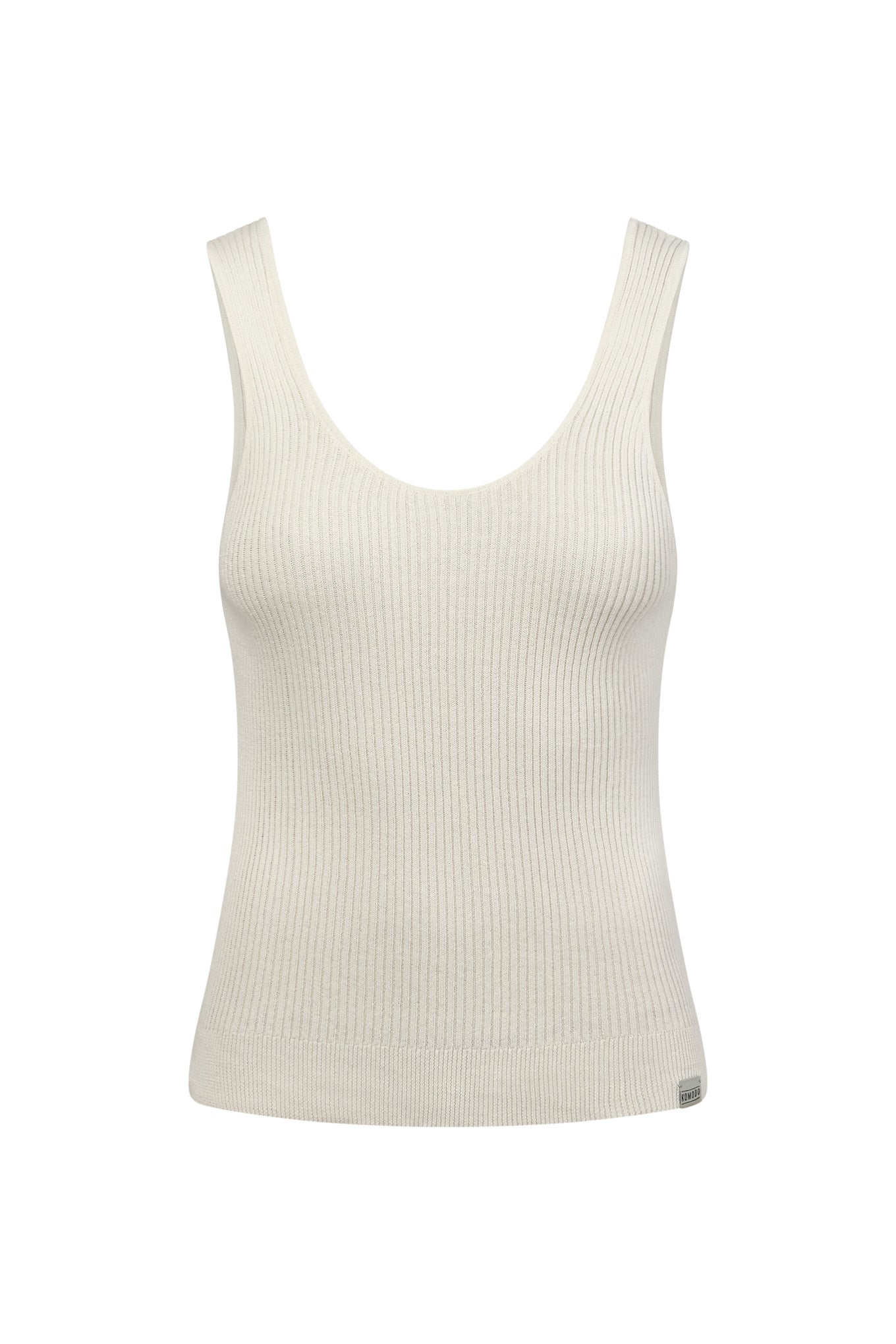 WISTERIA Vest - GOTS Organic Cotton White