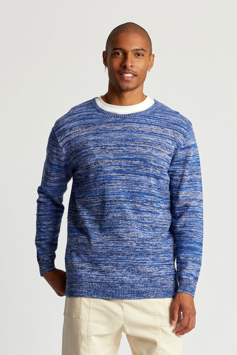 KITE Jumper Men&#39;s GOTS Organic Cotton - Sea Blue