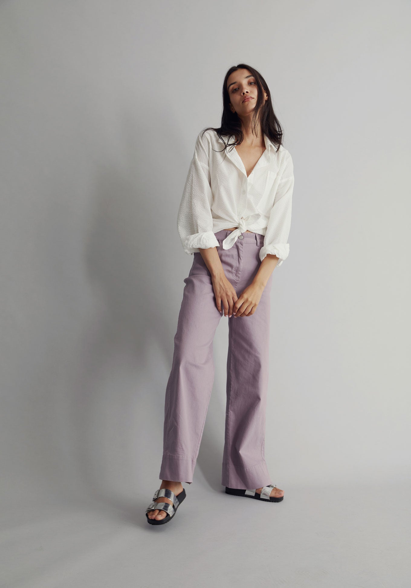 LYNX Organic Cotton Trouser - Purple