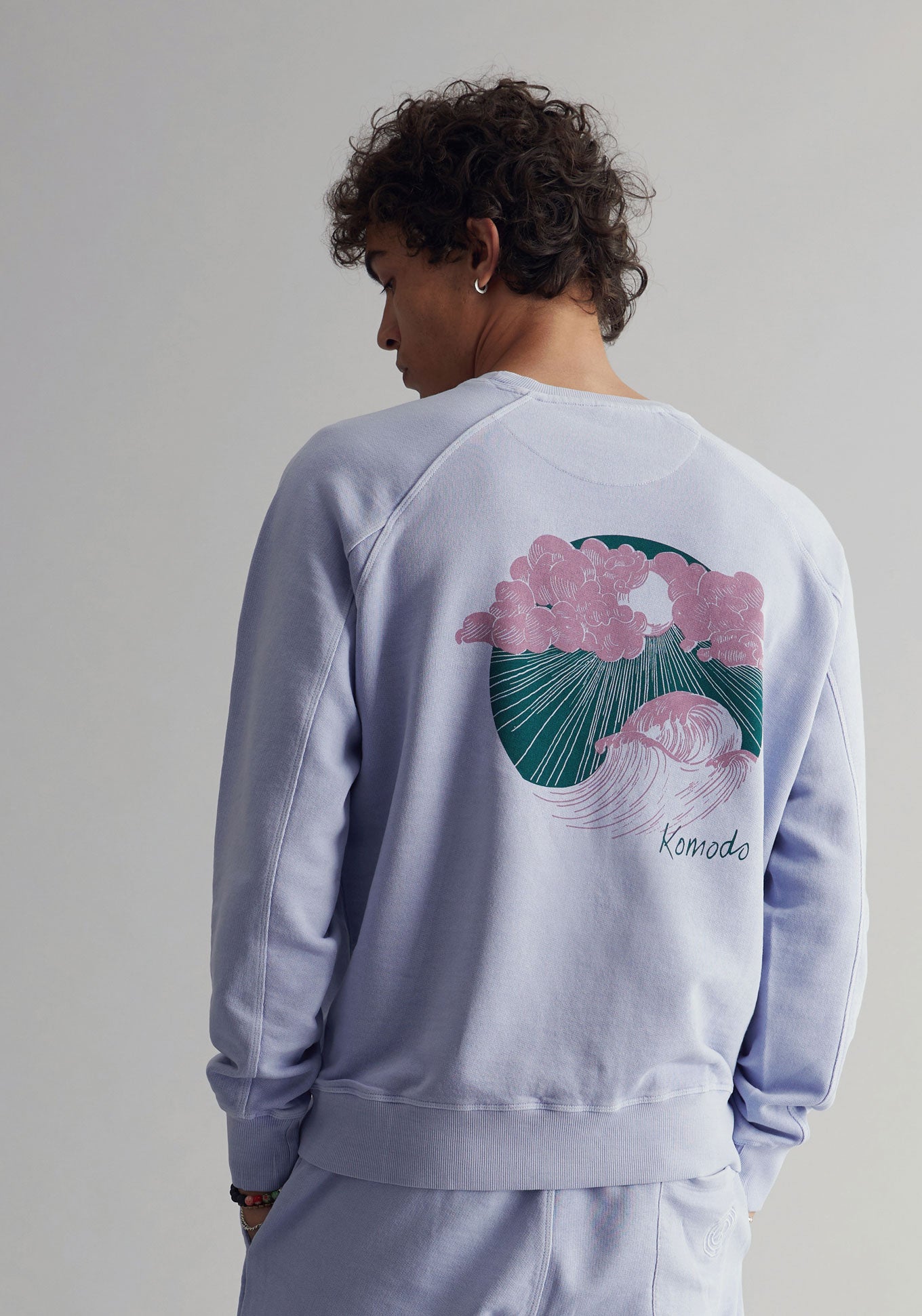 SURF Sweat Mens GOTS Organic Cotton - Lavender