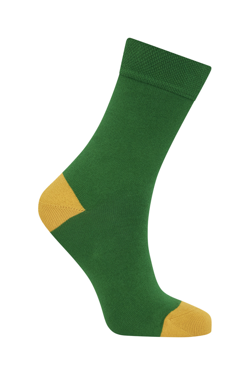 PUNCHY - Organic Cotton Socks Green